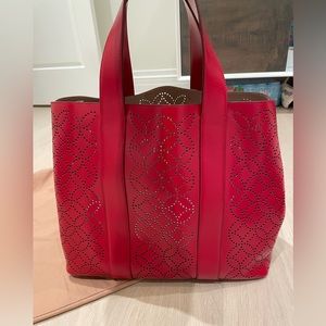 Alaina leather tote